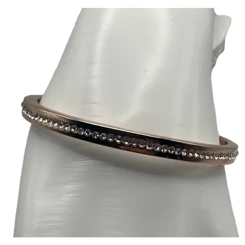 KATE SPADE New York Crystal Bangle Bracelet Gold Tone - Picture 2 of 3